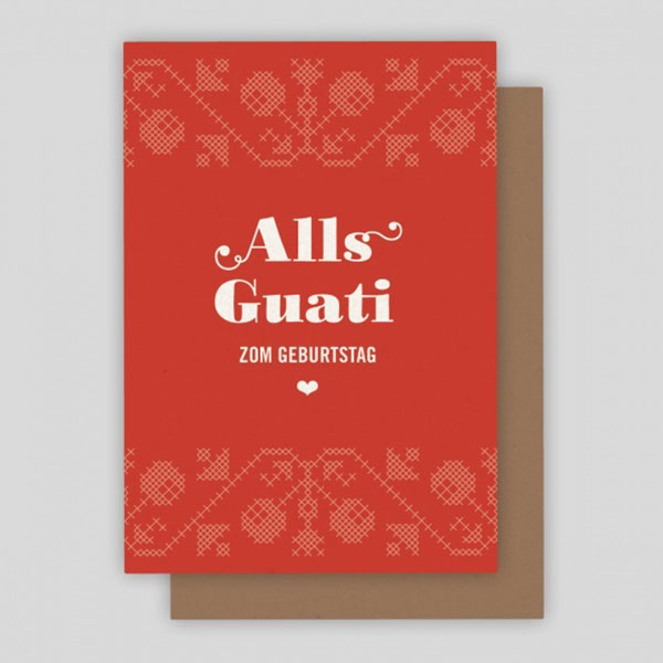 Klappkarte kreuzstich - 画像 (3)